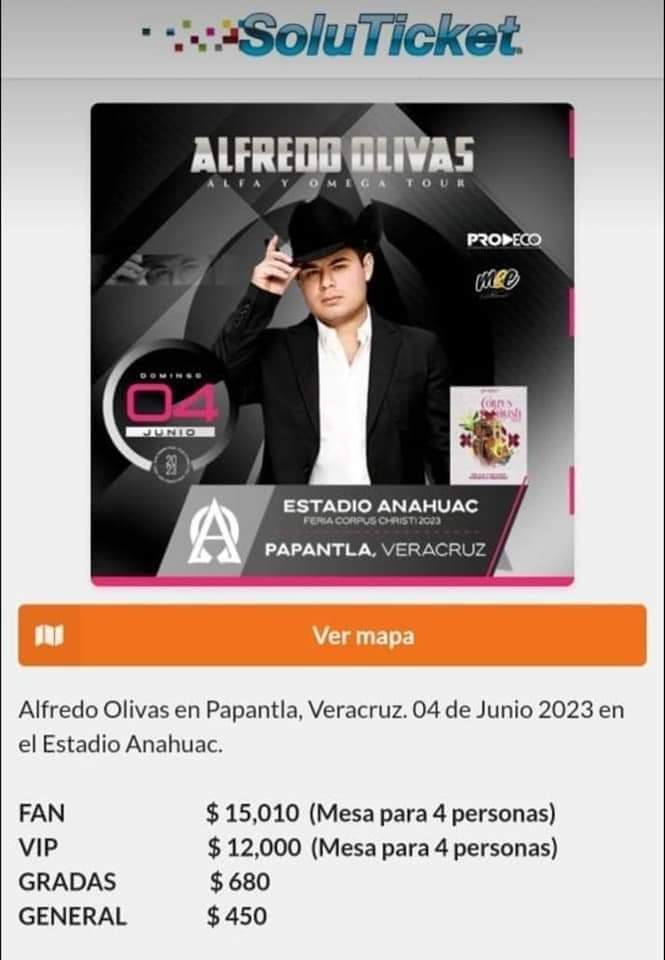Costos por concierto en feria de Papantla de 400 a 15 mil pesos